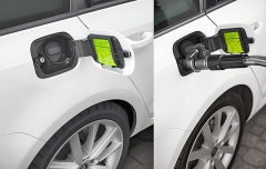 Tankovací pistole pro CNG se musí těsně propojit s hrdlem nádrže