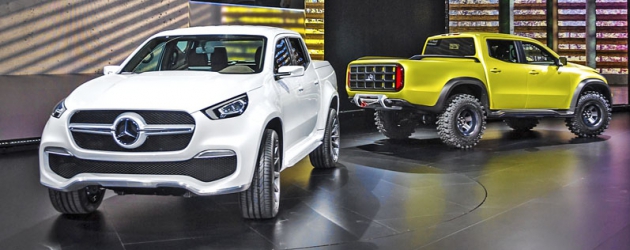 Mercedes představil hned dva koncepty třídy X – jeden civilní, druhý terénní 