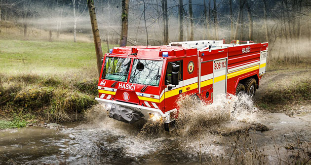 Modernizovaný hasičský speciál Tatra řady Force