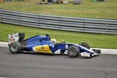 Marcus Ericsson (Sauber C35 Ferrari) startuje jen díky podpoře Tetra Laval ze Švédska...