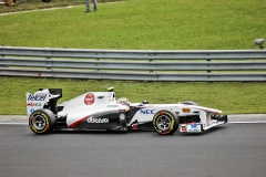 Sergio Pérez (Sauber C30 Ferrari) v sezoně 2011