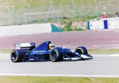 Karl Wendlinger (Sauber C12 Ilmor) v první sezoně (Barcelona 1993)