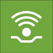 Logo aplikace Škoda Connect umožňující vzdálenou obsluhu různých funkcí vozu