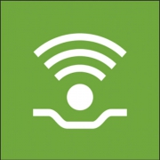 Logo aplikace Škoda Connect umožňující vzdálenou obsluhu různých funkcí vozu