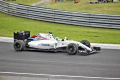 Felipe Massa (Williams FW38 Mercedes) na Hungaroringu 2016 (v týmu přece jen pokračuje i letos)