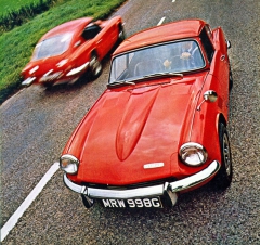 Triumph GT6, odvozené kupé z roadsteru Spitfire, ale s dvoulitrovým šestiválcem (1966 – 1973)