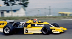 Jean-Pierre Jabouille (Renault RS01) byl prvním jezdcem nového týmu