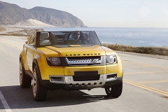 Koncept Land Rover DC100 Sport byl původně zamýšlený jako jeden z nástupců typu Defender