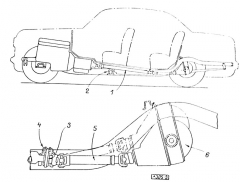 Koncernem General Motors patentovaný dělený kloubový hřídel, jehož posláním bylo snížit celkovou výšku vozidla při zachování samostatného rámu a klasické koncepce pohonu s motorem vpředu podélně a pohonem zadních kol