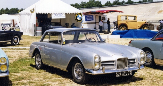 Facel III (1964), vylepšená Facellia se čtyřválcem Volvo 1,8 litru