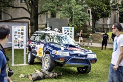 Speciálně upravené Subaru Leone pro dálkové rallye Míly Janáčka