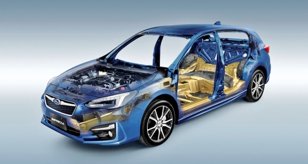 Nová globální platforma Subaru se představila v aktuální páté generaci modelu Impreza