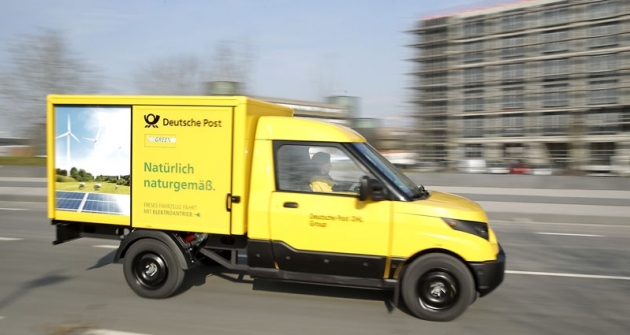 StreetScooter Work v barvách německé pošty, pro jejíž potřeby byl primárně vyvinut