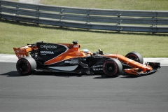 Fernando Alonso (McLaren MCL32 Honda) dojel šestý a zajel nejrychlejší kolo závodu