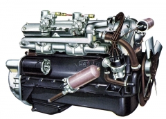 Zkrácením zdvihu vznikla v roce 1955 nejmenší verze XK o objemu 2483 cm3, která slavila premiéru v sedanu 2.4 (retrospektivně značeném Mk.I)