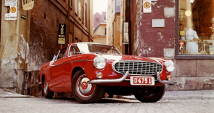 Kupé Volvo 1800 S, čtyřválec 1,8 l/73 kW (100 k) z let 1959 – 1972