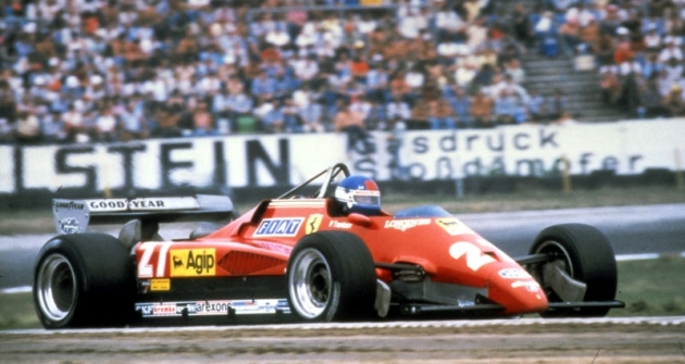 Patrick Tambay (Ferrari 126 C2 Turbo) vyhrál na Hockenheimringu v srpnu 1982 průměrnou rychlostí 209,90 km/h