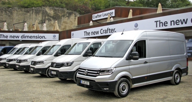 VW Crafter Van připravený k jízdám 