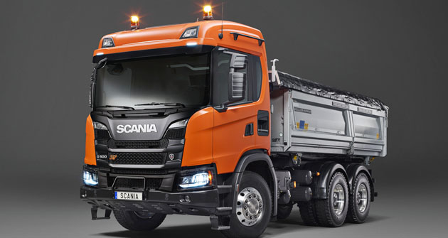 Scania G 500 6x6 třístranný sklápěč