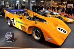 McLaren M8D „Batmobile“ (1970), sportovní prototyp Skupiny 7 s hliníkovým monokokem a motorem „big-block“ Chevrolet V8 7620 cm3 (680 k) a převodovkou Hewland LG600 továrního týmu, se účastnil deseti závodů Can-Am, z toho 9x zvítězil. Získal titul jak výrobci, tak v pořadí druhý pro Dennyho Hulma. Pilotovali jej Dan Gurney a Peter Gethin. V jednom ze čtyř postavených se zabil zakladatel Bruce McLaren. Za ním F1 M7A (1968) se třemi vítězstvími v GP