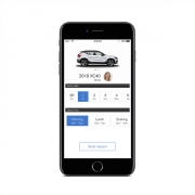 Základem systému je aplikace zobrazující základní ­informace o vozidle a umožňující obsluhu vybraných funkcí