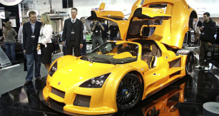 Gumpert Apollo při světové premiéře na TMM 2006