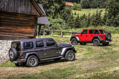 Jeep Wrangler je entitou řady tváří: vlevo kultivovaná Sahara, vpravo ultimativní Rubicon