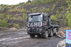 Jízdu s truckem v terénu bylo možné vyzkoušet se sklápěčem Renault K 480