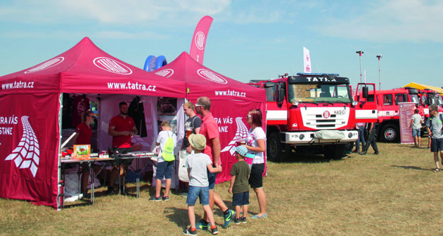 Světová předpremiéra TATRA TERRA pro hasiče a záchranáře – jedna z třešinek značky TATRA na dortu PyroCar 2018. Světová předpremiéra TATRA TERRA pro hasiče a záchranáře – jedna z třešinek značky TATRA na dortu PyroCar 2018.