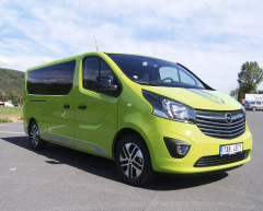 Opel Vivaro Life měl opravdu svěží zelenou barvu poutající pozornost