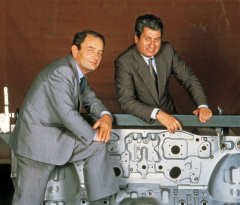 Giorgetto Giugiaro a Aldo Mantovani (vlevo), zakladatelé původního Ital Designu v Moncalieri u Turína