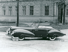 Dvoumístný kabriolet Aero 50 Dynamik ročníku 1939 pro syna majitele továrny Aero