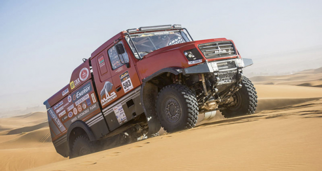 Loňské druhé místo v konečné klasifikaci kategorie „kamiony“ v Rallye Dakar nemusí být díky novému speciálu pro běloruský tým na Rallye Dakar 2020 nepřekonatelné. Loňské druhé místo v konečné klasifikaci kategorie „kamiony“ v Rallye Dakar nemusí být díky novému speciálu pro běloruský tým na Rallye Dakar 2020 nepřekonatelné.