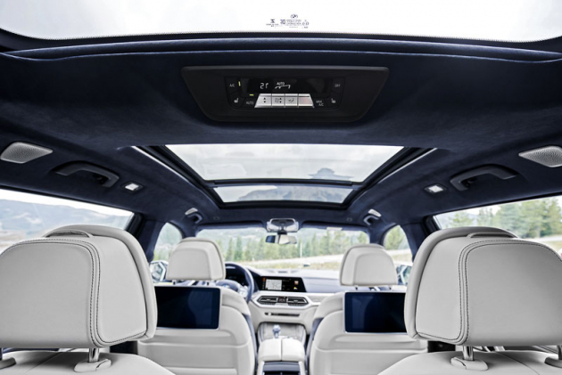 Špičkový komfort je na všech sedadlech BMW X7