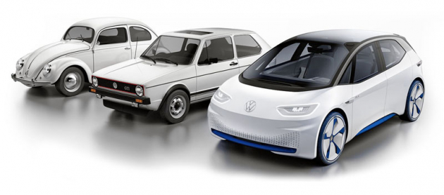 Model ID.3 má být začátkem třetí éry koncernu Volkswagen. První byl slavný Brouk (1938), jenž byl dlouho hlavním modelem značky. Jeho otěže převzal v roce 1974 Golf, jenž je nepustil do dnešních dnů. Od příštího roku se budou Golf i ID.3 vyrábět současně
