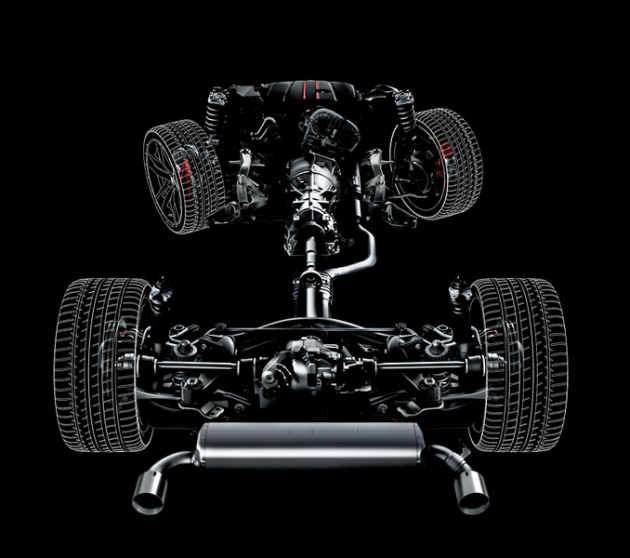 Šestiválcová Supra je standardně vybavena elektronicky řízeným diferenciálem. Pracuje proaktivně a optimálně se přizpůsobuje jízdní situaci