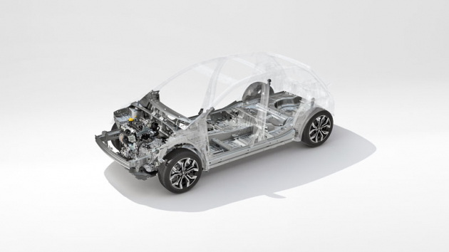 Základem páté generace Clia je nově vyvinutá platforma CMF-B aliance Renault-Nissan-Mitsubishi