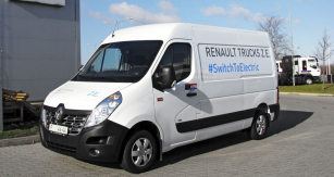 Lehká dodávka Renault Master Z.E. je skříňový elektromobil pro rozvážkový provoz