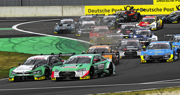 V letošní sezóně dominují šampionátu DTM vozy Audi RS 5 DTM, které své značce s předstihem zajistily ­titul. Zde v těsném souboji nejlepší jezdec BMW Macro Wittmann (ke konci srpna průběžně ­třetí) a Nico Müller s Audi (druhý) 