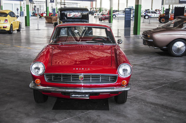 Abarth 2400 Coupé Alemanno. Tento konkrétní vůz používal Carlo Abarth