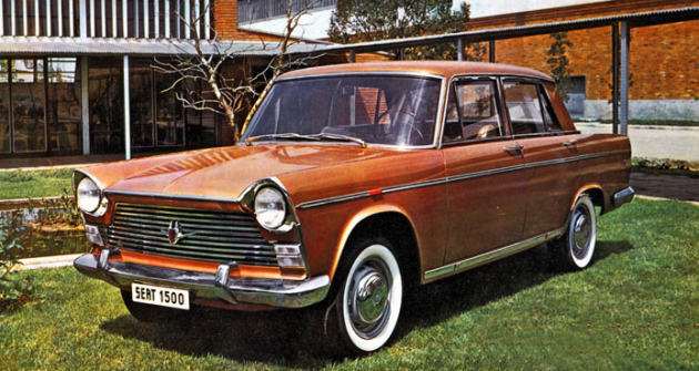 Seat 1500 na dobovém španělském prospektu coby model 1967