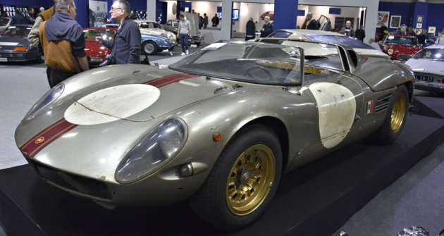 Serenissima Spyder (1966), šasi # 005; jediný spyder ze dvou, který přežil. A také jediná Serenissima, která bojovala ve 24h Le Mans. Hliníkovou karosérii dodal Fantuzzi. Vyvolávací cena 1,3 až 1,8 milionu; v únoru 2019 vydražen za 4,2 milionu eur Serenissima Spyder (1966), šasi # 005; jediný spyder ze dvou, který přežil. A také jediná Serenissima, která bojovala ve 24h Le Mans. Hliníkovou karosérii dodal Fantuzzi. Vyvolávací cena 1,3 až 1,8 milionu; v únoru 2019 vydražen za 4,2 milionu eur