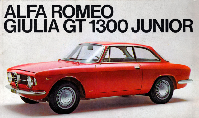 Alfa Romeo Giulia GT 1300 Junior, slavné kupé šedesátých let (1966 – 1968)