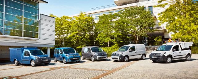 Paleta elektromobilů Renault Kangoo Z.E.