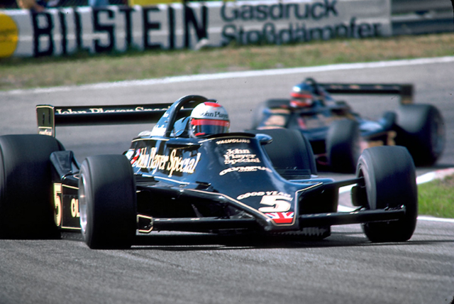 Mistr světa formule 1 v roce 1978 (Lotus 79 Ford-Cosworth DFV)