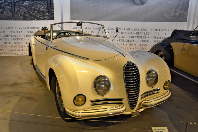V červenci 1947 vyrobili šasi Alfa Romeo 6C 2500 a doručili je hodináři Ernestu Morfovi. 1. září 1949 mu Graber předal tento kabriolet