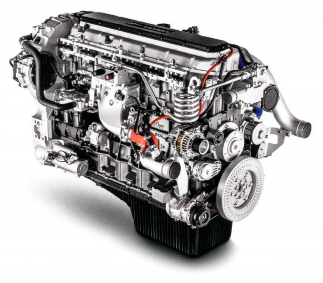 Zážehový motor Cur­sor 13 NP Euro VI, 338 kW (460 k), 2000 N.m