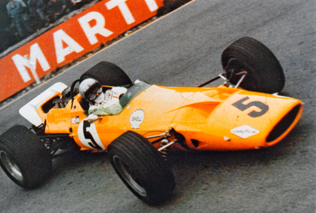 Bruce McLaren od roku 1968 startoval ve formuli 1 s vozem vlastní konstrukce