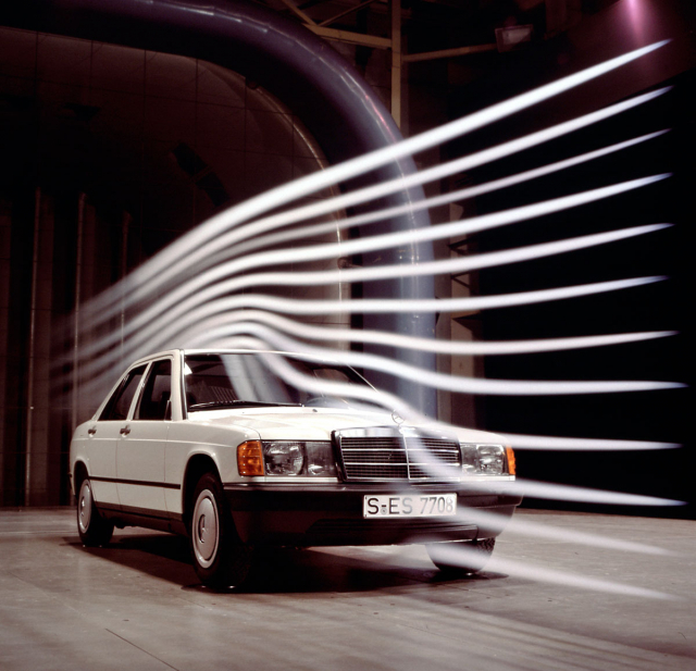 Aerodynamický tunel byl ve své době jedním ze znaků progresivního přístupu Mercedesu