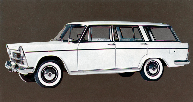 Fiat 1800B Familiare, prostorné kombi modelového roku 1964 z rakouské nabídky coby Steyr-Fiat